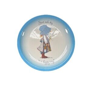 Vintage Holly Hobbie Plate Collector’s Edition Blue Bonnet Start Each Day